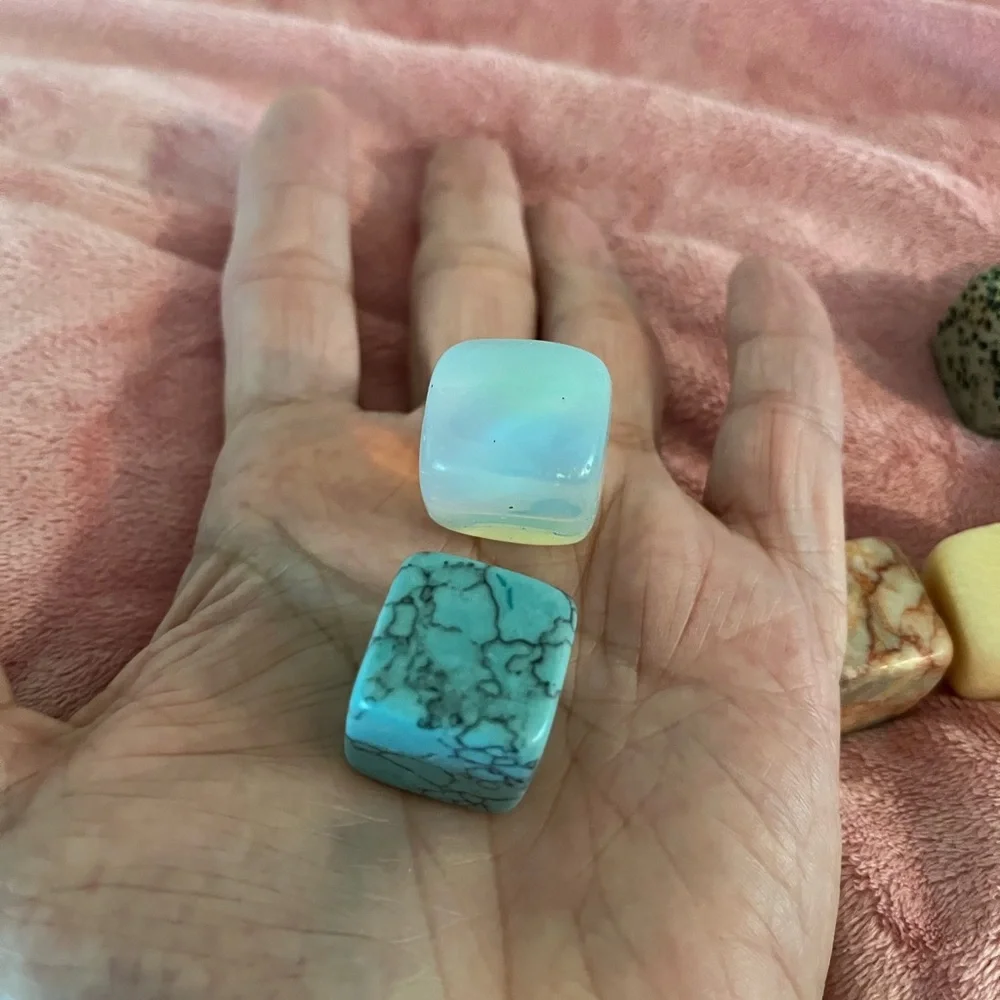 Colorful Crystal Square Collection - Picture 3 of 7